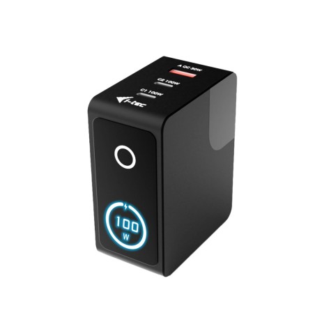 i-tec CHARGER-INTG100W mobile device charger Universal Black AC Fast charging Indoor