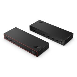 Lenovo ThinkPad USB4 Smart Dock 5500 with 135W Adapter Kabelgebunden Schwarz