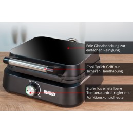 Unold 48275 piastra per waffle 2 waffle 1500 W Nero