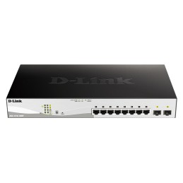 D-Link DGS-1210-10MP Managed L2 Gigabit Ethernet (10 100 1000) Power over Ethernet (PoE) Black, Gray