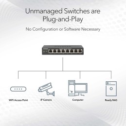 NETGEAR MS105-100EUS network switch Unmanaged 2.5G Ethernet (100 1000 2500) Power over Ethernet (PoE) 1U