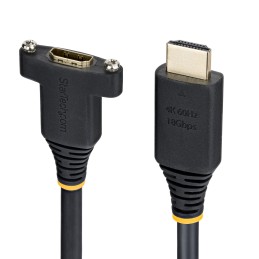StarTech.com HDMI2PNLFM-180CM cavo HDMI 1,8 m HDMI tipo A (Standard) Nero