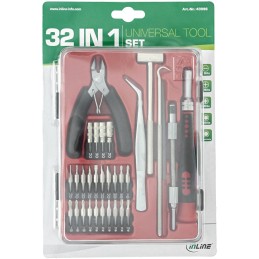 InLine Set di attrezzi universali 32in1
