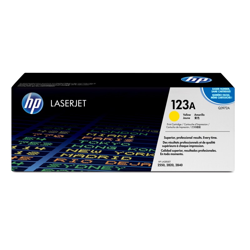 HP 123A Yellow Original LaserJet Toner Cartridge Tonerkartusche 1 Stück(e) Gelb