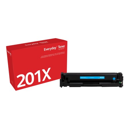 Everyday™ Cyan Tonermodul von Xerox kompatibel mit HP 201X (CF401X), Hohe Kapazität