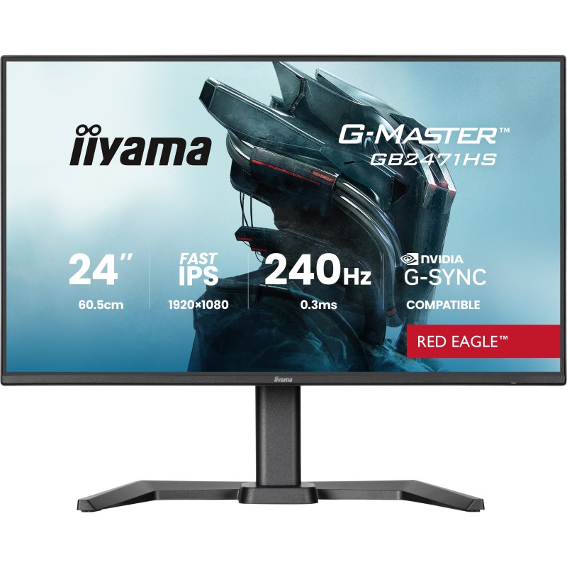 iiyama G-MASTER GB2471HS-B1 Monitor PC 60,5 cm (23.8") 1920 x 1080 Pixel Full HD Nero