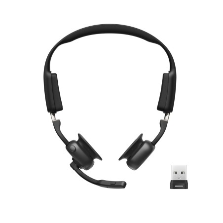 SHOKZ C610-AA-BK casque Sans fil Crochets auriculaires Bureau Centre d'appels USB Type-A Bluetooth Noir