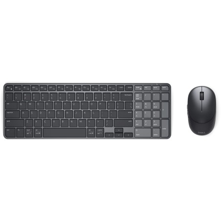 DELL Pro 7 KM746 Tastatur Maus enthalten Universal RF Wireless + Bluetooth QWERTY US International Graphit