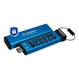 Kingston Technology IronKey Keypad 200C USB-C de 256 Go, FIPS 140-3 niveau 3 AES-256
