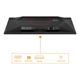 AOC G4 Q27G41ZDF Computerbildschirm 67,3 cm (26.5") 2560 x 1440 Pixel Quad HD QD-OLED Schwarz, Rot