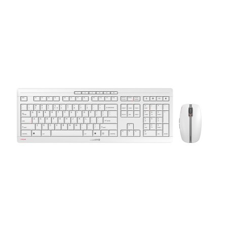 CHERRY Stream Desktop tastiera Mouse incluso Ufficio RF Wireless QWERTY Inglese US Grigio