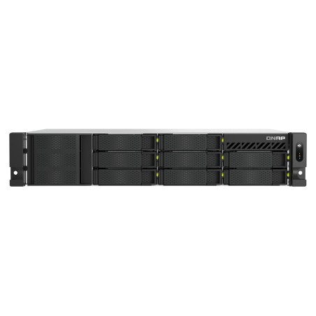 QNAP TS-H1065EU-RP Servidor de almacenamiento Bastidor (2U) 8 GB DDR5 0 TB QNAP QTS Negro