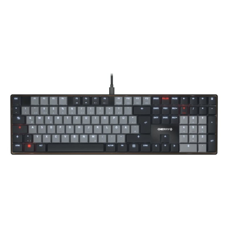 CHERRY KC 500 MX LP Tastatur Heimbüro USB QWERTY US Englisch Schwarz