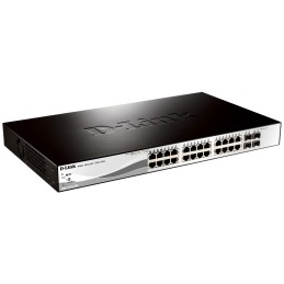 D-Link DGS-1210-28P Gestionado L2 Gigabit Ethernet (10 100 1000) Energía sobre Ethernet (PoE) 1U