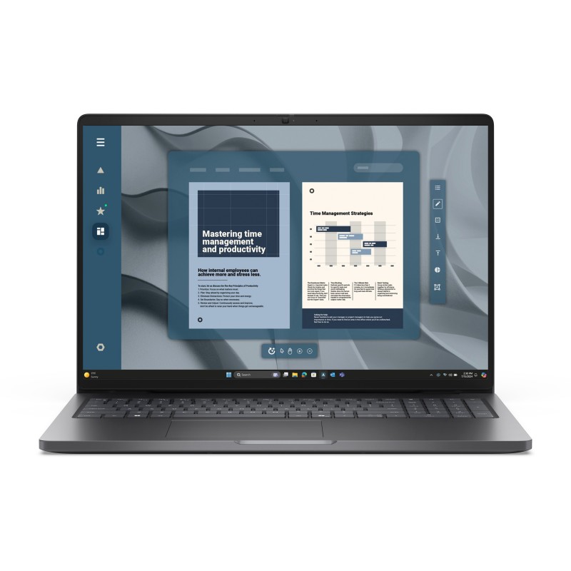 DELL Pro 16 PC16255 AMD Ryzen™ 5 215 Computer portatile 40,6 cm (16") Full HD+ 16 GB DDR5-SDRAM 512 GB SSD Wi-Fi 6E (802.11ax)
