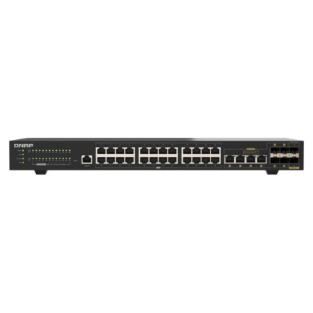 QNAP QSW-M2130-4C2S24T network switch Managed L2 2.5G Ethernet (100 1000 2500) 1U Black