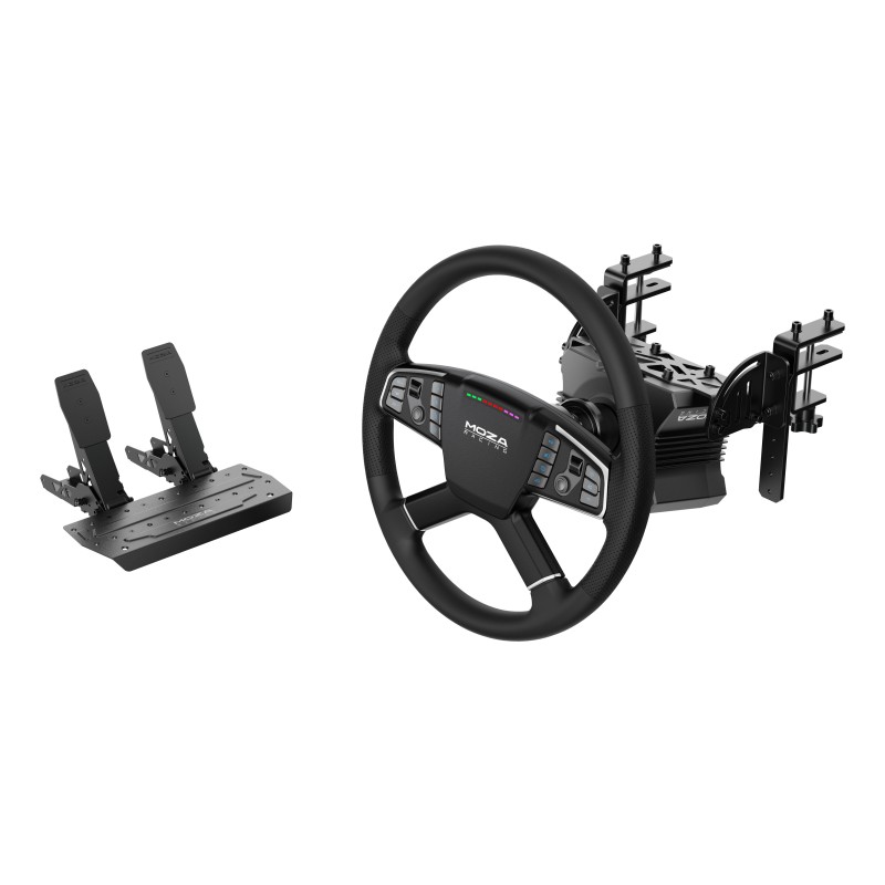 Moza Racing R5 Racing Bundle PC Truck Volante + Pedaliera