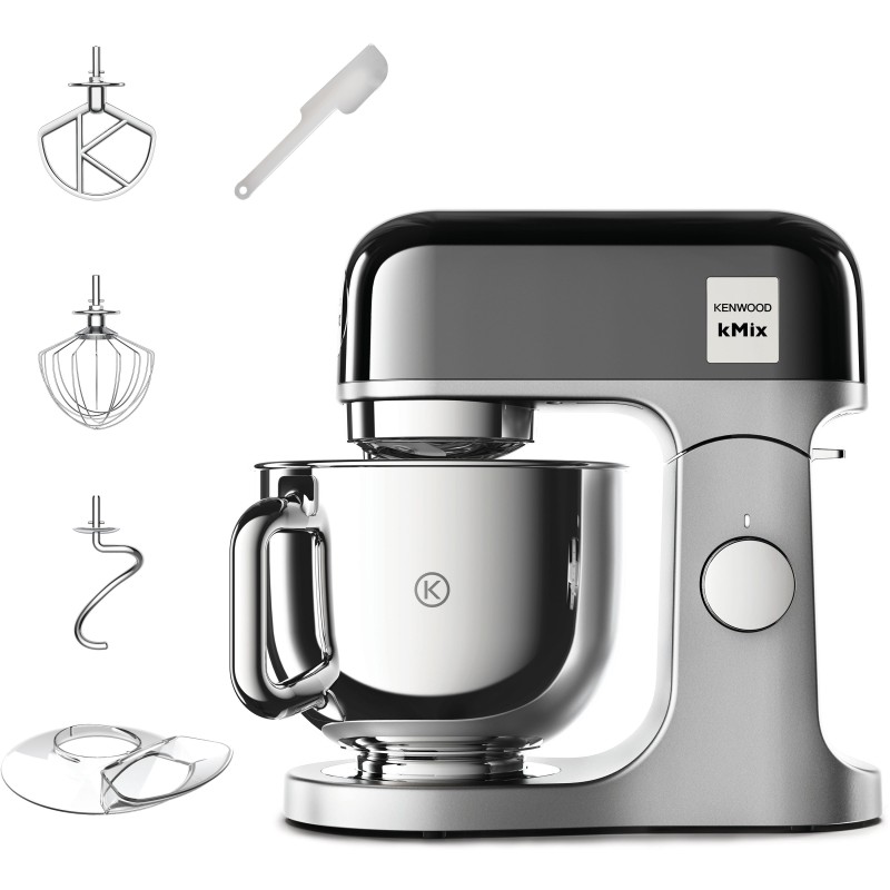 Kenwood kMix Special Edition robot de cuisine 1000 W 5 L Noir, Chrome