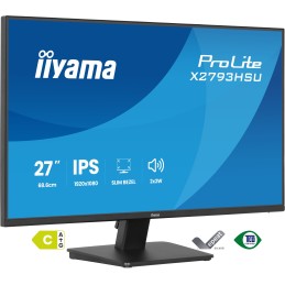 iiyama ProLite X2793HSU-B1 pantalla para PC 68,6 cm (27") 1920 x 1080 Pixeles Full HD LED Negro