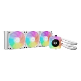 be quiet! Light Loop IO LCD 360 mm | Système de refroidissement liquide tout-en-un, 360 mm, blanc, écran IPS, socket Intel et