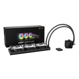 be quiet! LIGHT LOOP IO LCD | 360mm Processore Raffreddatore di liquidi tutto in uno 12 cm Nero 1 pz