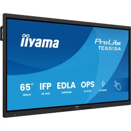 iiyama TE6515A-B2AG visualizzatore di messaggi Design chiosco 163,8 cm (64.5") Wi-Fi 550 cd m² 4K Ultra HD Nero Touch screen