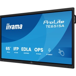 iiyama TE6515A-B2AG Signage-Display Kiosk-Design 163,8 cm (64.5") WLAN 550 cd m² 4K Ultra HD Schwarz Touchscreen Eingebauter