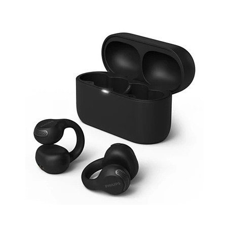 Philips 2000 series TAQ2000BK Headset True Wireless Stereo (TWS) Ear-clip-on, Open-ear Calls Music Bluetooth Black