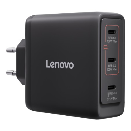Lenovo 40AW100BEU chargeur d'appareils mobiles Universel Noir Secteur Intérieure