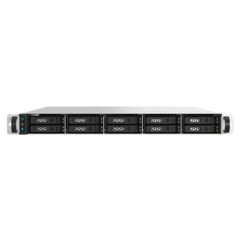 QNAP TS-h1077AFU-R7-32G NAS Rack (1U) AMD Ryzen™ 7 32 GB DDR5 0 TB QNAP QTS Schwarz, Grau