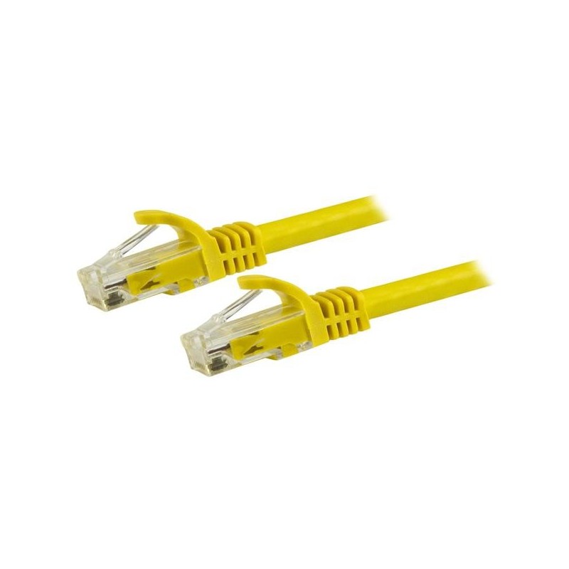 StarTech.com Cordon de raccordement UTP CAT6 (7,5 m) sans crochet - Câble patch RJ45 - Jaune