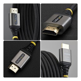 StarTech.com HDMI2-FLEX-4K60-3M HDMI cable 118.1" (3 m) HDMI Type A (Standard) Black, Silver