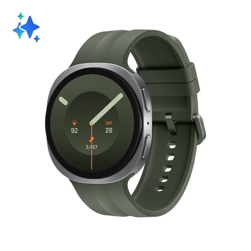 Samsung Galaxy Watch9 1.5" AMOLED 44 mm Digital 480 x 480 pixels Touchscreen Silver Wi-Fi GPS (satellite)