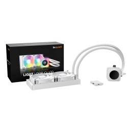 be quiet! LIGHT LOOP IO LCD | 240mm Processore Raffreddatore di liquidi tutto in uno 12 cm Bianco 1 pz