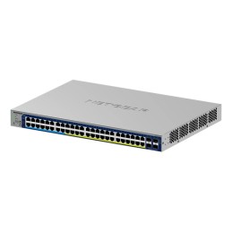 NETGEAR GS752TXUP Gestionado Gigabit Ethernet (10 100 1000) Energía sobre Ethernet (PoE) 1U Gris