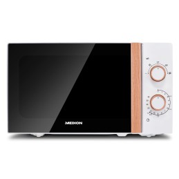 MEDION MD 10596 Mikrowelle 20L DE Weiß Solo-Mikrowelle Arbeitsplatte 700 W
