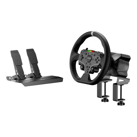 Moza Racing RS074 Gaming Controller Black Bluetooth USB Steering wheel + Pedals Digital PC