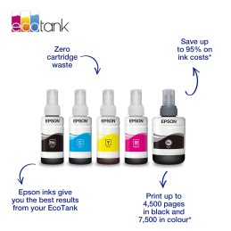 Epson 664 Ecotank Cyan ink bottle (70ml)