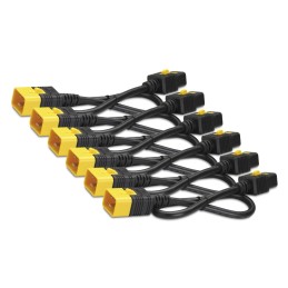 APC Power Cord Kit (6 ea), Locking, C19 to C20, 0.6m (2ft), Blue