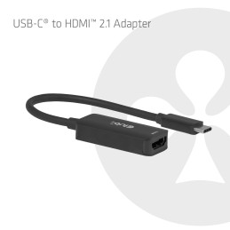 CLUB3D CAC-2505 câble vidéo et adaptateur 0,12 m USB Type-C HDMI + USB Noir