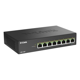 D-Link DMS-108P E switch di rete Non gestito 2.5G Ethernet (100 1000 2500) Supporto Power over Ethernet (PoE) Nero