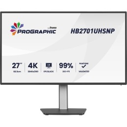 iiyama PROGRAPHIC HB2701UHSNP-B1 Monitor PC 68,6 cm (27") 3840 x 2160 Pixel 4K Ultra HD LCD Nero