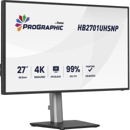 iiyama PROGRAPHIC HB2701UHSNP-B1 pantalla para PC 68,6 cm (27") 3840 x 2160 Pixeles 4K Ultra HD LCD Negro
