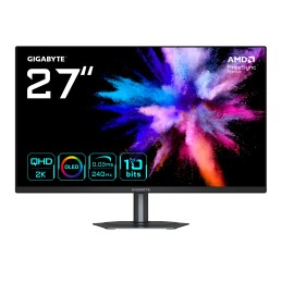 GIGABYTE GO27Q24 27” OLED 2K QHD Gaming Monitor - 2560 x 1440, 240Hz, 0.03ms, 400 cd m², FreeSync Premium, HDMI 2.0,