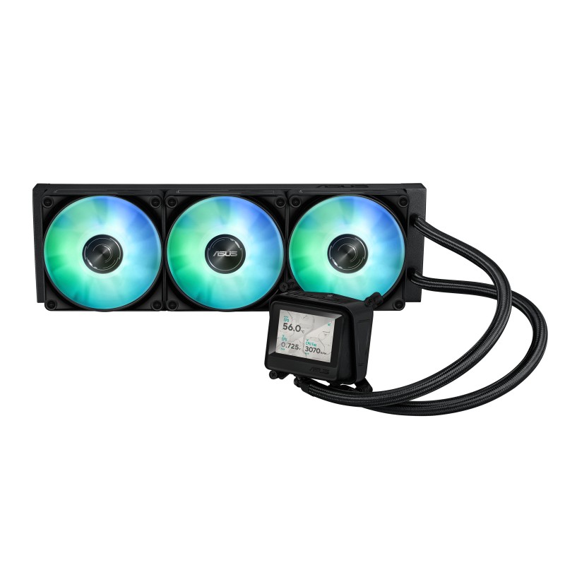 ASUS MAX GAMING LC 360 ARGB LCD Processor All-in-one liquid cooler 4.72" (12 cm) Black