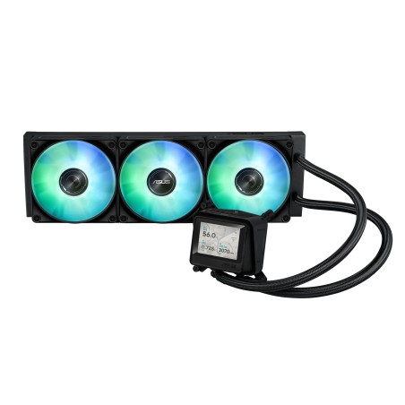 ASUS MAX GAMING LC 360 ARGB LCD Processor All-in-one liquid cooler 4.72" (12 cm) Black