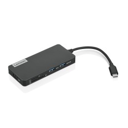 Lenovo GX90T77924 base para portátil y replicador de puertos Alámbrico USB 3.2 Gen 1 (3.1 Gen 1) Type-C Gris