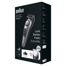 Braun BeardTrimmer 7 BT7420 Akku 40 2 cm Schwarz, Grau