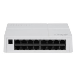 Dahua Technology SF1016L commutateur réseau Non-géré L2 Fast Ethernet (10 100) Montage sur le bureau ou sur le mur Gris