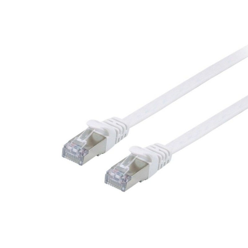 Equip 607616 cavo di rete Bianco 10 m Cat6a U FTP (STP) Piatto